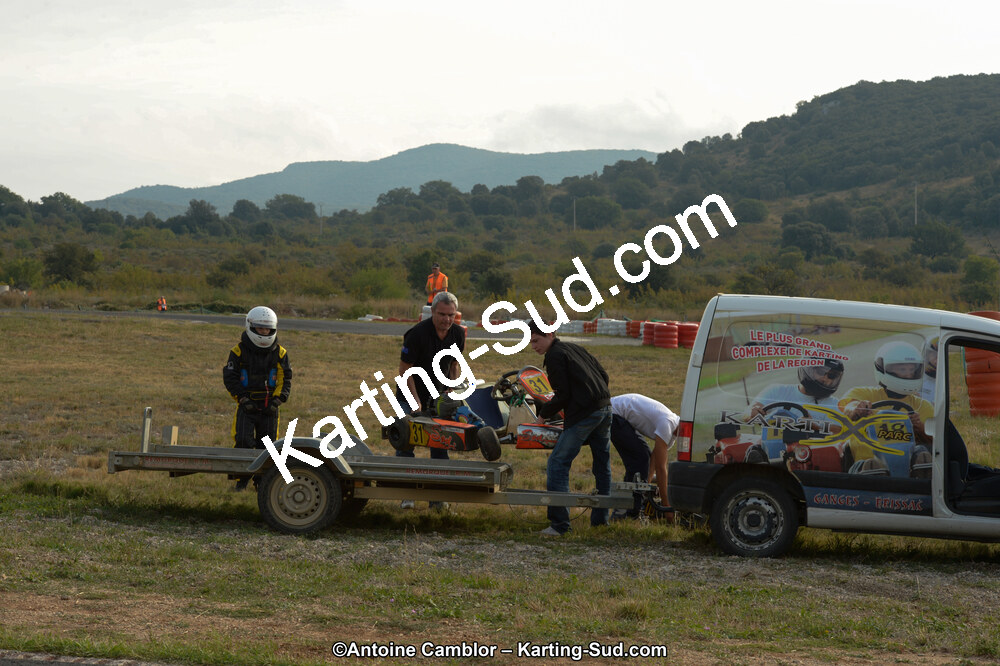 23/09/2012 : 5ème manche du Championnat du Sud 2012 à Ganges (Photos Antoine Camblor) 2012 — karting