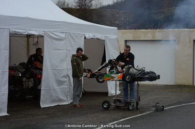 10/03/2013 : 1ère manche du Trophée Vincent Sanchez à Lavelanet (Photos Antoine Camblor) 2013 — karting