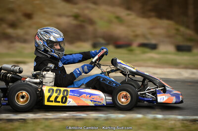 10/03/2013 : 1ère manche du Trophée Vincent Sanchez à Lavelanet (Photos Antoine Camblor) 2013 — karting