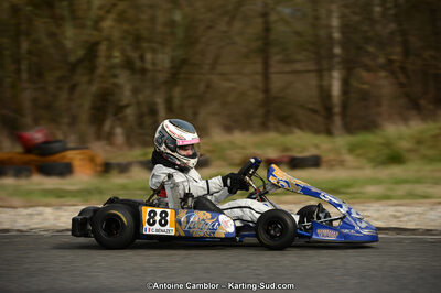 10/03/2013 : 1ère manche du Trophée Vincent Sanchez à Lavelanet (Photos Antoine Camblor) 2013 — karting