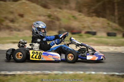 10/03/2013 : 1ère manche du Trophée Vincent Sanchez à Lavelanet (Photos Antoine Camblor) 2013 — karting