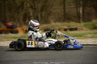 10/03/2013 : 1ère manche du Trophée Vincent Sanchez à Lavelanet (Photos Antoine Camblor) 2013 — karting