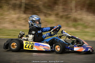 10/03/2013 : 1ère manche du Trophée Vincent Sanchez à Lavelanet (Photos Antoine Camblor) 2013 — karting
