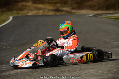 10/03/2013 : 1ère manche du Trophée Vincent Sanchez à Lavelanet (Photos Antoine Camblor) 2013 — karting