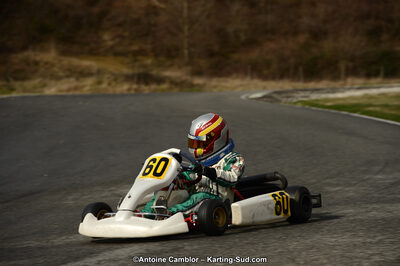 10/03/2013 : 1ère manche du Trophée Vincent Sanchez à Lavelanet (Photos Antoine Camblor) 2013 — karting