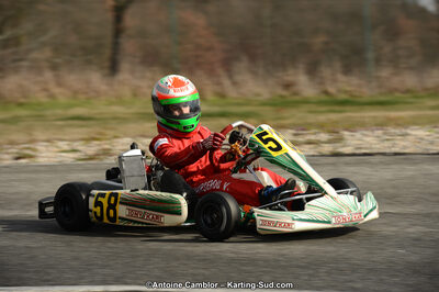 10/03/2013 : 1ère manche du Trophée Vincent Sanchez à Lavelanet (Photos Antoine Camblor) 2013 — karting