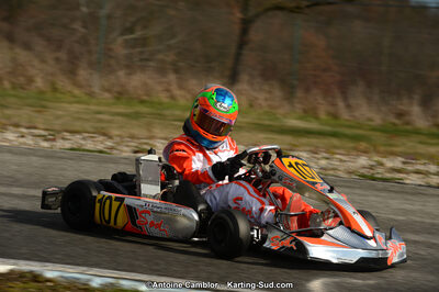 10/03/2013 : 1ère manche du Trophée Vincent Sanchez à Lavelanet (Photos Antoine Camblor) 2013 — karting