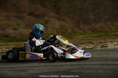 10/03/2013 : 1ère manche du Trophée Vincent Sanchez à Lavelanet (Photos Antoine Camblor) 2013 — karting
