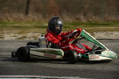 10/03/2013 : 1ère manche du Trophée Vincent Sanchez à Lavelanet (Photos Antoine Camblor) 2013 — karting