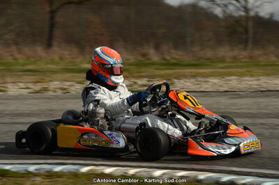 10/03/2013 : 1ère manche du Trophée Vincent Sanchez à Lavelanet (Photos Antoine Camblor) 2013 — karting
