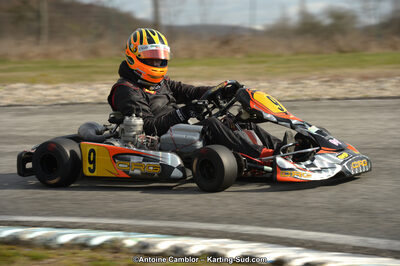 10/03/2013 : 1ère manche du Trophée Vincent Sanchez à Lavelanet (Photos Antoine Camblor) 2013 — karting