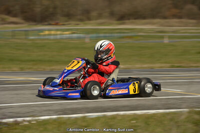 10/03/2013 : 1ère manche du Trophée Vincent Sanchez à Lavelanet (Photos Antoine Camblor) 2013 — karting