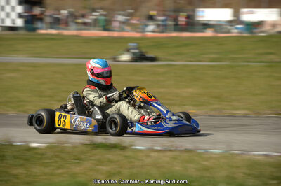 10/03/2013 : 1ère manche du Trophée Vincent Sanchez à Lavelanet (Photos Antoine Camblor) 2013 — karting