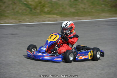 10/03/2013 : 1ère manche du Trophée Vincent Sanchez à Lavelanet (Photos Antoine Camblor) 2013 — karting