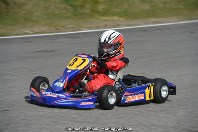10/03/2013 : 1ère manche du Trophée Vincent Sanchez à Lavelanet (Photos Antoine Camblor) 2013 — karting