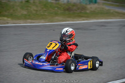 10/03/2013 : 1ère manche du Trophée Vincent Sanchez à Lavelanet (Photos Antoine Camblor) 2013 — karting