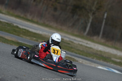 10/03/2013 : 1ère manche du Trophée Vincent Sanchez à Lavelanet (Photos Antoine Camblor) 2013 — karting