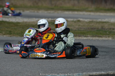10/03/2013 : 1ère manche du Trophée Vincent Sanchez à Lavelanet (Photos Antoine Camblor) 2013 — karting