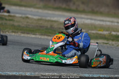 10/03/2013 : 1ère manche du Trophée Vincent Sanchez à Lavelanet (Photos Antoine Camblor) 2013 — karting
