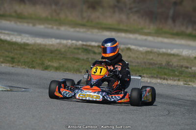 10/03/2013 : 1ère manche du Trophée Vincent Sanchez à Lavelanet (Photos Antoine Camblor) 2013 — karting