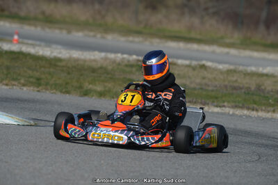 10/03/2013 : 1ère manche du Trophée Vincent Sanchez à Lavelanet (Photos Antoine Camblor) 2013 — karting