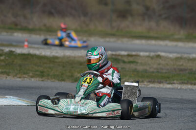 10/03/2013 : 1ère manche du Trophée Vincent Sanchez à Lavelanet (Photos Antoine Camblor) 2013 — karting
