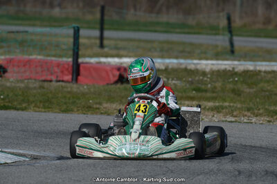 10/03/2013 : 1ère manche du Trophée Vincent Sanchez à Lavelanet (Photos Antoine Camblor) 2013 — karting
