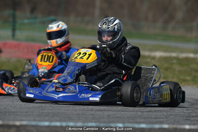 10/03/2013 : 1ère manche du Trophée Vincent Sanchez à Lavelanet (Photos Antoine Camblor) 2013 — karting