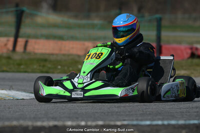 10/03/2013 : 1ère manche du Trophée Vincent Sanchez à Lavelanet (Photos Antoine Camblor) 2013 — karting