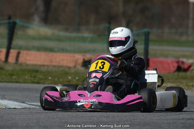 10/03/2013 : 1ère manche du Trophée Vincent Sanchez à Lavelanet (Photos Antoine Camblor) 2013 — karting