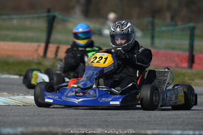 10/03/2013 : 1ère manche du Trophée Vincent Sanchez à Lavelanet (Photos Antoine Camblor) 2013 — karting