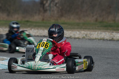 10/03/2013 : 1ère manche du Trophée Vincent Sanchez à Lavelanet (Photos Antoine Camblor) 2013 — karting