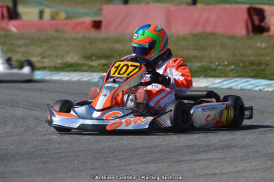 10/03/2013 : 1ère manche du Trophée Vincent Sanchez à Lavelanet (Photos Antoine Camblor) 2013 — karting