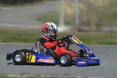 10/03/2013 : 1ère manche du Trophée Vincent Sanchez à Lavelanet (Photos Antoine Camblor) 2013 — karting