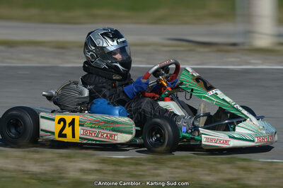 10/03/2013 : 1ère manche du Trophée Vincent Sanchez à Lavelanet (Photos Antoine Camblor) 2013 — karting