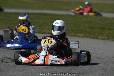 10/03/2013 : 1ère manche du Trophée Vincent Sanchez à Lavelanet (Photos Antoine Camblor) 2013 — karting