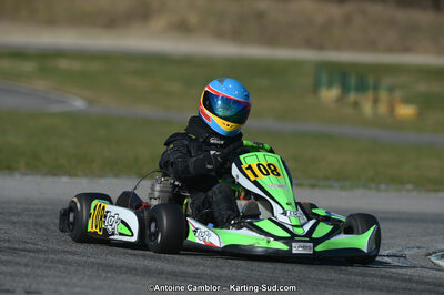 10/03/2013 : 1ère manche du Trophée Vincent Sanchez à Lavelanet (Photos Antoine Camblor) 2013 — karting