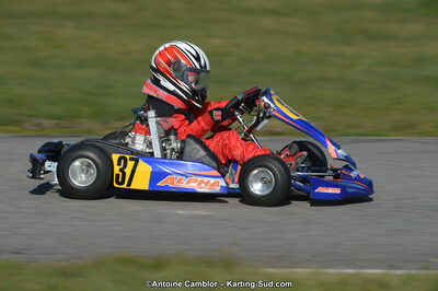 10/03/2013 : 1ère manche du Trophée Vincent Sanchez à Lavelanet (Photos Antoine Camblor) 2013 — karting