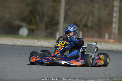 10/03/2013 : 1ère manche du Trophée Vincent Sanchez à Lavelanet (Photos Antoine Camblor) 2013 — karting