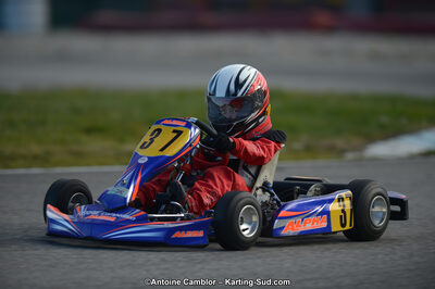 10/03/2013 : 1ère manche du Trophée Vincent Sanchez à Lavelanet (Photos Antoine Camblor) 2013 — karting