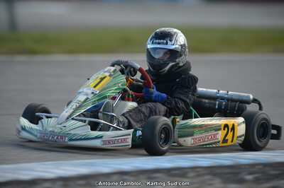 10/03/2013 : 1ère manche du Trophée Vincent Sanchez à Lavelanet (Photos Antoine Camblor) 2013 — karting
