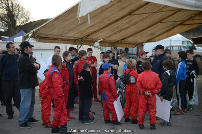 10/03/2013 : 1ère manche du Trophée Vincent Sanchez à Lavelanet (Photos Antoine Camblor) 2013 — karting