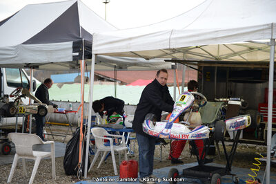 10/03/2013 : 1ère manche du Trophée Vincent Sanchez à Lavelanet (Photos Antoine Camblor) 2013 — karting