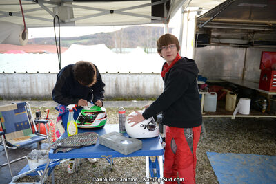 10/03/2013 : 1ère manche du Trophée Vincent Sanchez à Lavelanet (Photos Antoine Camblor) 2013 — karting