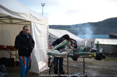 10/03/2013 : 1ère manche du Trophée Vincent Sanchez à Lavelanet (Photos Antoine Camblor) 2013 — karting