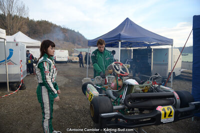 10/03/2013 : 1ère manche du Trophée Vincent Sanchez à Lavelanet (Photos Antoine Camblor) 2013 — karting