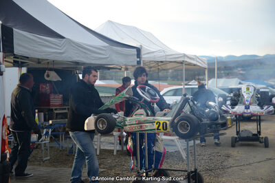 10/03/2013 : 1ère manche du Trophée Vincent Sanchez à Lavelanet (Photos Antoine Camblor) 2013 — karting