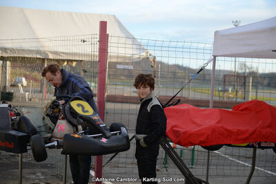 10/03/2013 : 1ère manche du Trophée Vincent Sanchez à Lavelanet (Photos Antoine Camblor) 2013 — karting