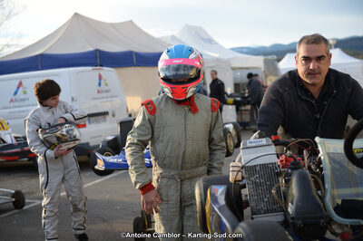 10/03/2013 : 1ère manche du Trophée Vincent Sanchez à Lavelanet (Photos Antoine Camblor) 2013 — karting