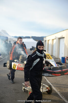10/03/2013 : 1ère manche du Trophée Vincent Sanchez à Lavelanet (Photos Antoine Camblor) 2013 — karting
